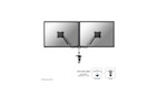 Neomounts FPMA-D950D Monitorarm 10-27" - Gasfeder - Klemme/Durchführung - 9 kg - 25,4 cm (10") - 68,