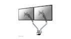 Neomounts FPMA-D750DSILVER Monitorarm 10-32" - Gasfeder - Topfix - Klemme/Durchführung - 8 kg - 25,4