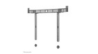 Neomounts AWL29-750BL1 Videobar-/Soundbar-Halterung VESA- max 10 kg - universal - Wand - 10 kg - 0 -
