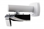 SMS Kurzdistanz-Projektorwandhalterung 680mm Säule weiß