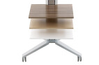 SMS Ablagebord Flatscreen X Shelf weiß