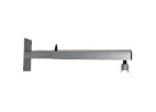 PeTa Wandhalterung Standard, feste Länge 30cm, silber