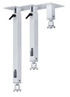 PeTa Deckenhalterung Standard mit Klemmhebel, variable Länge 100 - 150cm