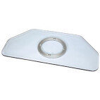 Vorschau: Hama LCD-/Plasma-TV-Drehteller, Glas, Klar, bis 32"