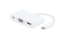 MAXlum APL-CVU Adapter USB-C 3.1 zu VGA USB-C 3.1 USB 3.0 | USB-C auf VGA Multiport-Adapter