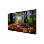 Vorschau: DELUXX Cinema Rahmenleinwand Elegance Mattweiß Varico Diamond - 16:9 - 250x140 cm - 113''