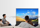 Vorschau: celexon UST Hochkontrast Bodenscheren Leinwand - HomeCinema Plus, 92" schwarz - Demoware