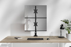 Vorschau: Neomounts DS60-600BL2V Monitorarm für zwei Monitore bis zu 32 Zoll
