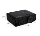 Vorschau: Acer X138WH Business Beamer mit 3700 ANSI-Lumen und WXGA Auflösung