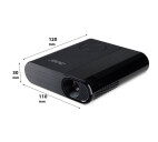 Vorschau: Acer C200 Mini Beamer mit 200 ANSI-Lumen und WVGA Auflösung