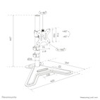 Vorschau: Neomounts Nero Single monitor stand 10-32"