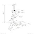 Vorschau: Neomounts Nero Single monitor stand 10-32"