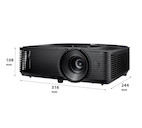 Vorschau: Optoma HD143X 3D Heimkino Beamer mit 3000 ANSI-Lumen und Full-HD