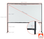 Vorschau: celexon basic line Faltrahmenleinwand 177 x 99 cm 80"