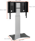 Vorschau: celexon Expert elektrisch höhenverstellbarer Display-Ständer Adjust-4275PB - 50cm