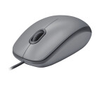 Vorschau: Logitech M110 Silent Maus, kabelgebunden, Mittelgrau