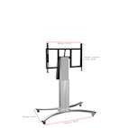 Vorschau: celexon Expert elektrisch höhenverstellbarer Display-Rollwagen Adjust-V4286S mit Kippfunktion - 50cm