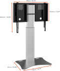 Vorschau: celexon Expert elektrisch höhenverstellbarer Display-Ständer Adjust-4275PS - 50cm