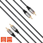 Vorschau: celexon 2x Cinch Stereo Audiokabel 5,0m - Professional Line