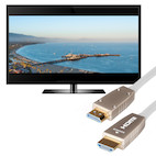 Vorschau: celexon UHD Optical Fibre HDMI 2.0b Active Kabel 10m, weiß - Demo