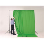 Vorschau: Manfrotto Chromakey Textilhintergrund Grün 300x350cm mit Schlaufe