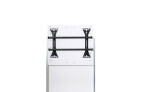 Vorschau: Holzmedia W6 Displaystele M, Front 80cm, Universalblende 20cm, weiß