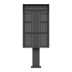 Vorschau: Hagor ScreenOut® OH 75 - Outdoorstele für Samsung OH 75-Serien - Portrait