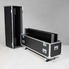 Vorschau: Casetec Flightcase für zwei Flachbildschirme 65"