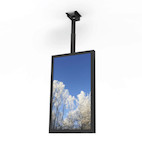 Vorschau: HI-ND 49" Deckenhalterung, Hochformat, schwarz