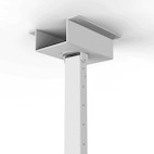 Vorschau: HI-ND Deckenhalterung für Display Gehäuse, 60-110cm, weiß