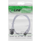 Vorschau: InLine Patchkabel slim, U/FTP, Cat.8.1, TPE halogenfrei, weiß, 0,5m