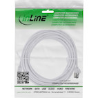 Vorschau: InLine Patchkabel slim, U/FTP, Cat.8.1, TPE halogenfrei, weiß, 10m