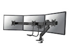 Vorschau: Neomounts NM-D775DX3BLACK Tischhalterung für drei Flachbildschirme bis 27" | 6 kg (pro Bildschirm)