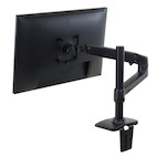 Vorschau: ERgotron LX Monitor Arm mit hoher Säule, Tischhalterung | Bildschirmgröße: 34" | mattschwarz