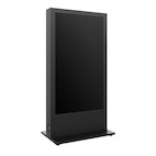 Vorschau: Hagor HP Kiosk 75" FS – B2B Indoorstele für zwei Bildschirme, Back-to-Back | Portrait-Format | Bilds