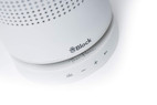 Vorschau: Block The Flame kabelloser Bluetooth-Lautsprecher mit Tischfeuer für gemütliches Ambiente in Weiß