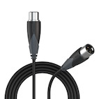 Vorschau: Procab CLA901/15 1x XLR Male auf 1-XLR Female Mikrofonkabel, vergoldete Kontakte, Länge 15m, schwarz