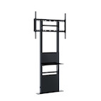 Vorschau: Hagor Pro-Tower Wall Standsystem zur Boden-Wand-Montage für ein 55-86" Display - Demoware