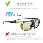 Vorschau: Hi-SHOCK DLP Pro Lime Heaven DLP Link 3D Brille - Demoware