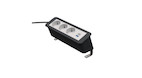 Vorschau: Kinderman CablePort Office frame 3f2xStr1xUSBA/C Tischanschlussfeld 4-fach mit USB PD
