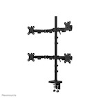 Vorschau: Neomounts DS60-600BL2-2 Quadruple-Monitorarm für vier Monitore bis zu 32 Zoll
