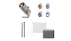 Vorschau: XGIMI MoGo 4 Match Night Collection Outdoor-Projektor-Set mit Standfuß und Leinwand