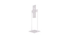 Vorschau: B-TECH Floor Stand with Tilt for Samsung 32" E-Paper VESA 200 White