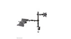 Vorschau: Neomounts FPMA-D550NOTEBOOK Monitorarm mit Laptop-Halterung 10-32" - Klemme/Durchführung - 8 kg - 25