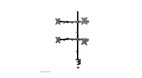 Vorschau: Neomounts FPMA-D550D4BLACK Monitorarm 13-32" - Klemme/Durchführung - 6 kg - 33 cm (13") - 81,3 cm (3