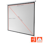 Vorschau: celexon Leinwand Rollo Economy 280 x 280 cm - 156"