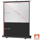 Vorschau: celexon Ultramobil Professional Plus: 180 x 135 cm (89" 4:3) Mobile Pull-up-Leinwand