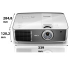 Vorschau: BenQ W1400 3D Heimkino Beamer mit 2200 ANSI-Lumen und Full-HD
