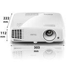 Vorschau: BenQ TW526E Business Beamer mit 3200 ANSI-Lumen und WXGA Auflösung