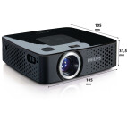Vorschau: Philips PicoPix PPX3407 Mini Beamer mit 70 ANSI-Lumen und WVGA